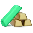 An icon of gold bars